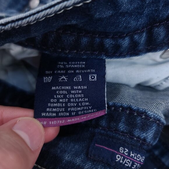 Vigoss Jeans Womens 16 Blue Dublin Boyfriend Fit Medium Denim Mid Rise Pants - Picture 8 of 8